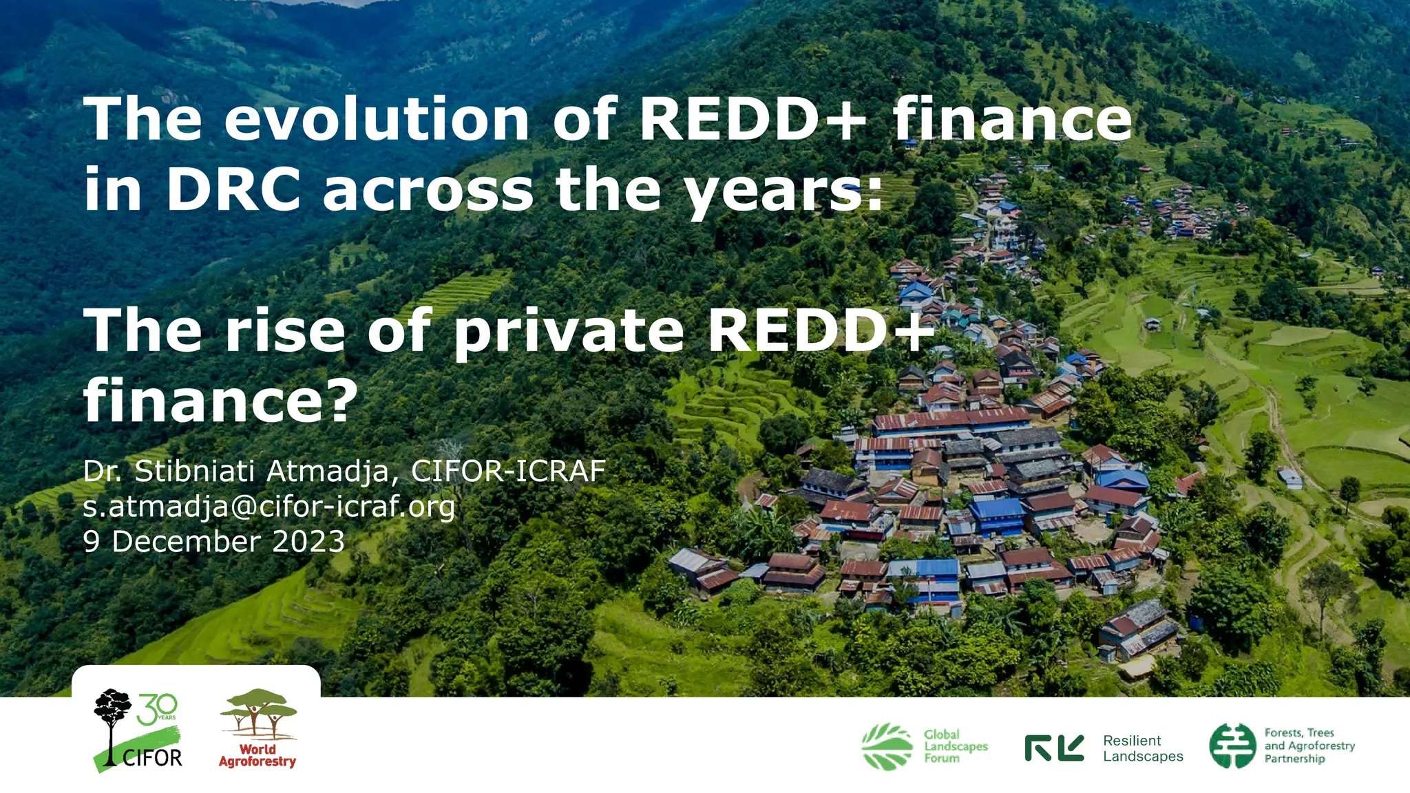 thumbnail of  The evolution of REDD+ finance in DRC across the years: The rise of private REDD+ finance?